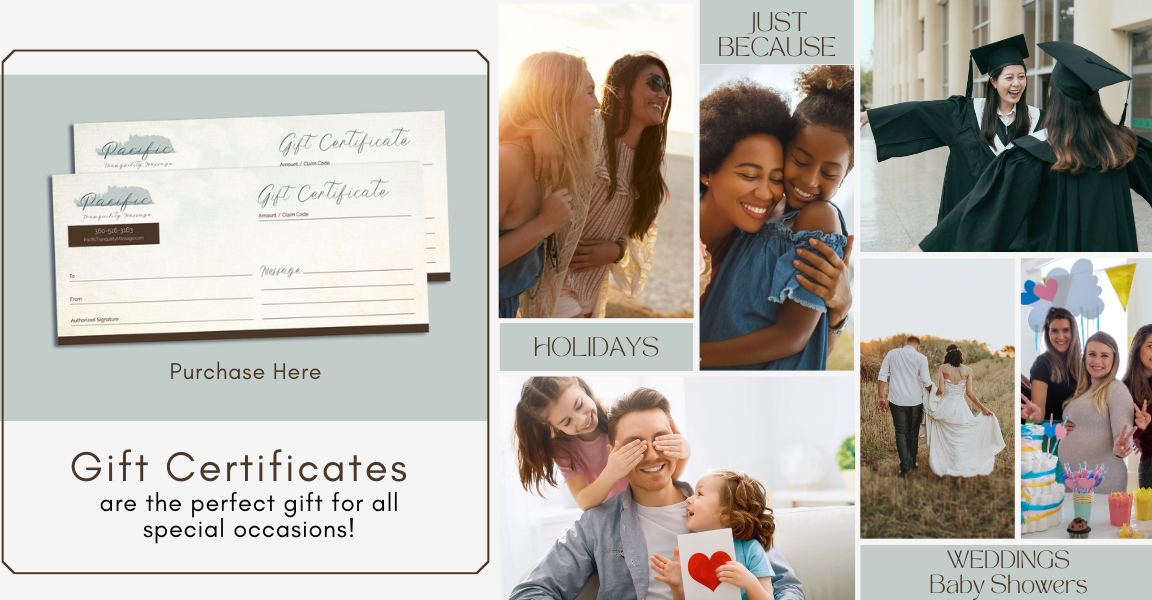 Pacific Tranquility Massage Bremerton Gift Certificates Buy Online Here