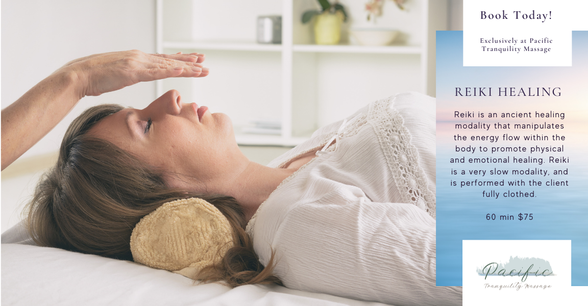Pacific Tranquility Massage Bremerton REIKI Healing near me Service